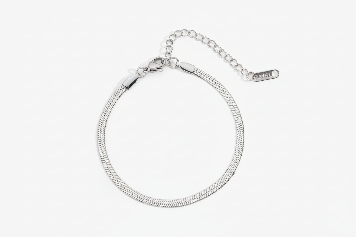 Chaîne serpent en titane