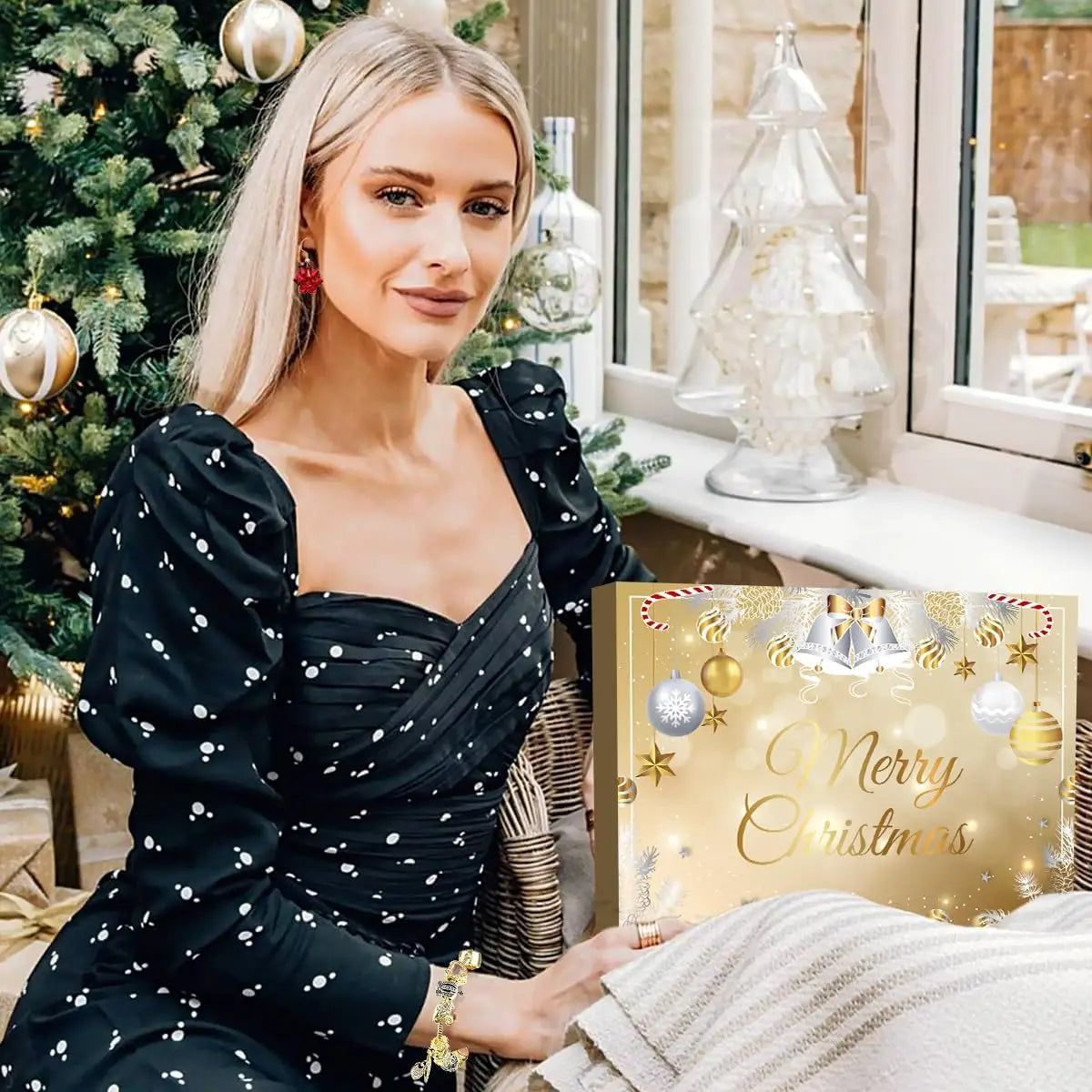 2025 Advent Calendar for Women & Girls – 24 Days Xmas Countdown Gift for Daughter, Wife, Girlfriend, Mom (Gold)