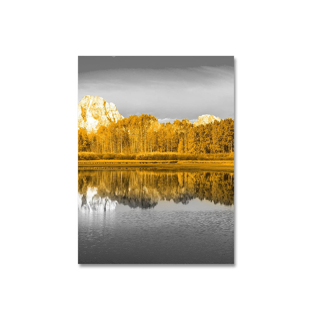 3PCS Frameless Canvas Paintings Sunset Sea Beach Natural Landscape Poster and Prints Wall Art Picture for Living Room Home Decor