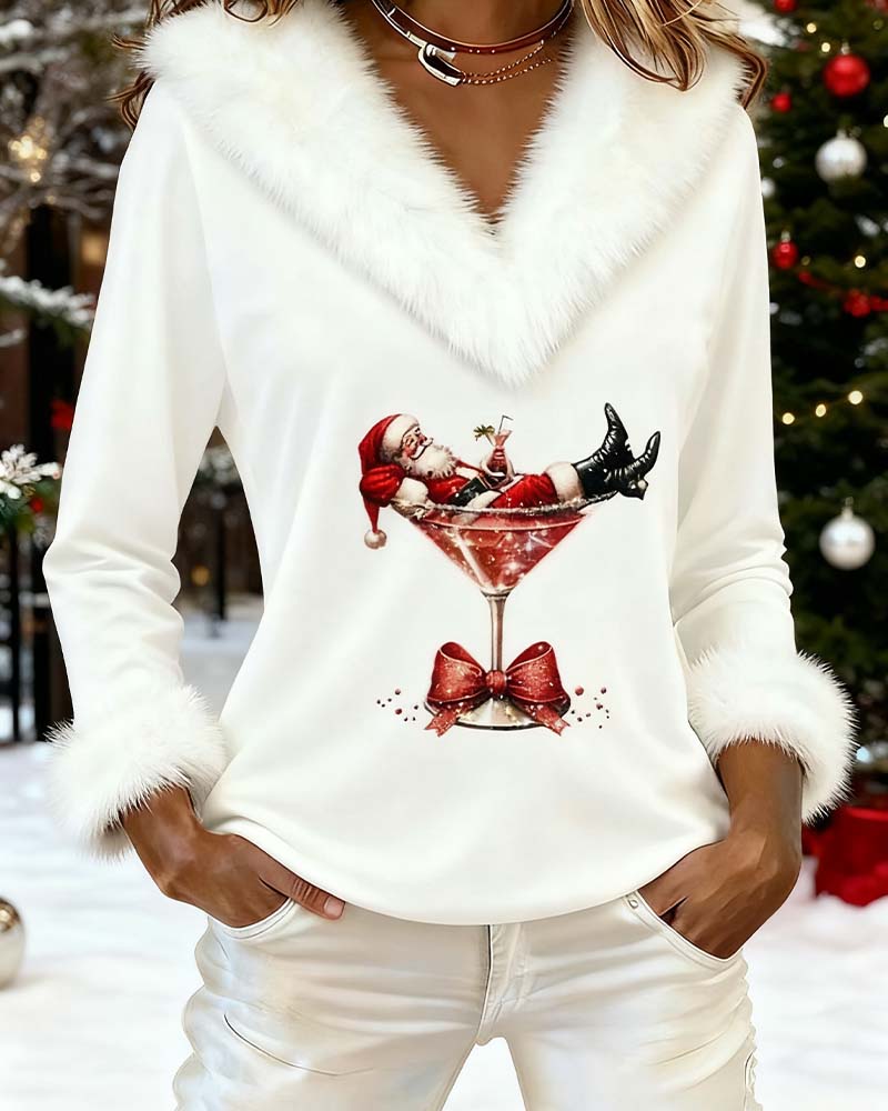 Zina | Luxe Santa Plush Top