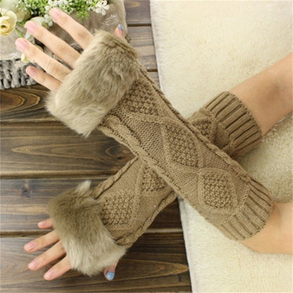 Gants Chauds De Couleur Unie