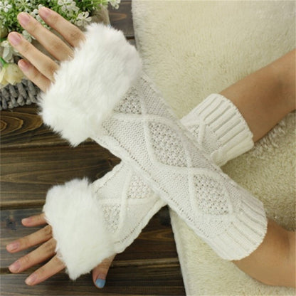 Gants Chauds De Couleur Unie