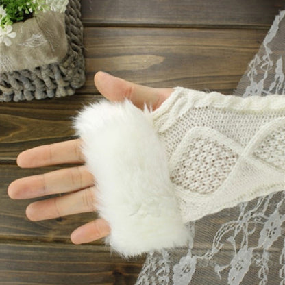 Gants Chauds De Couleur Unie