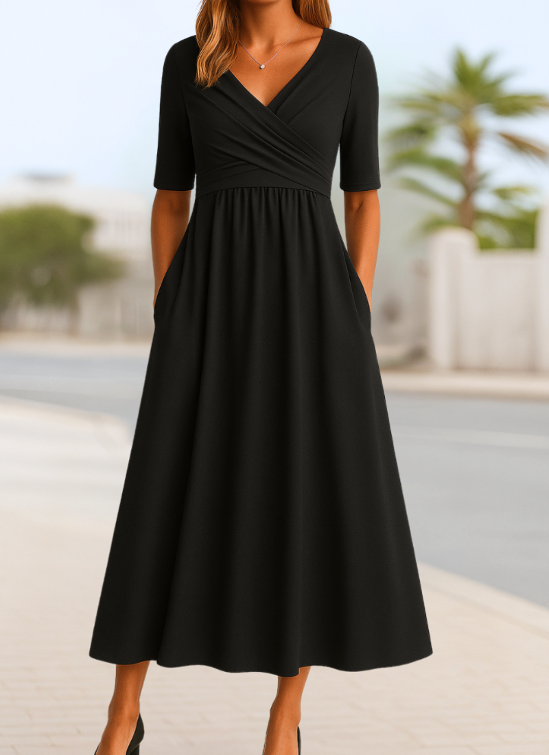 Robe Ana Crossover Élégance