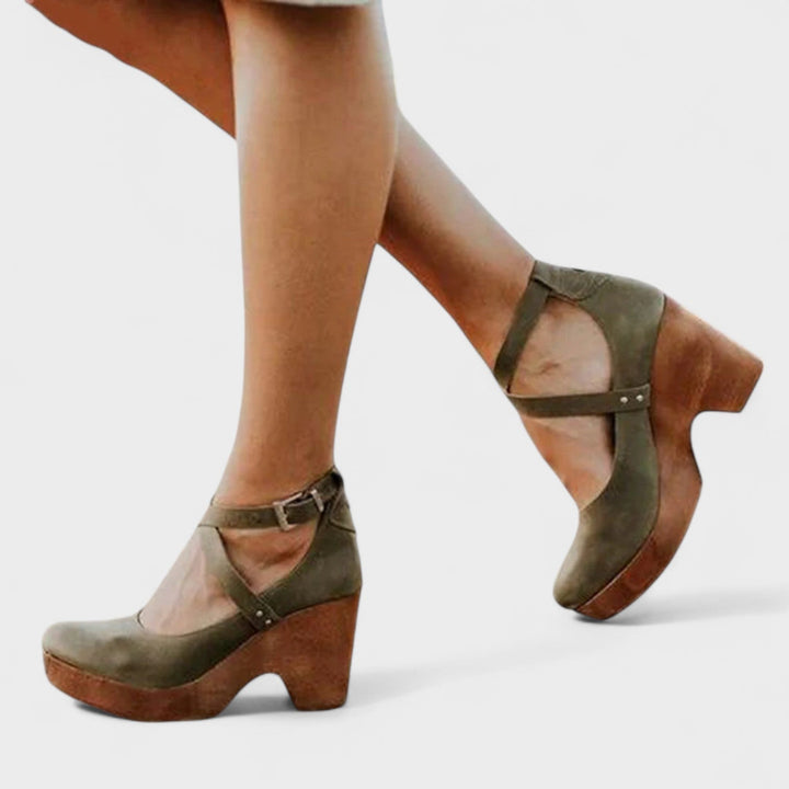 ELARU™ – Sandales compensées élégantes et confortables