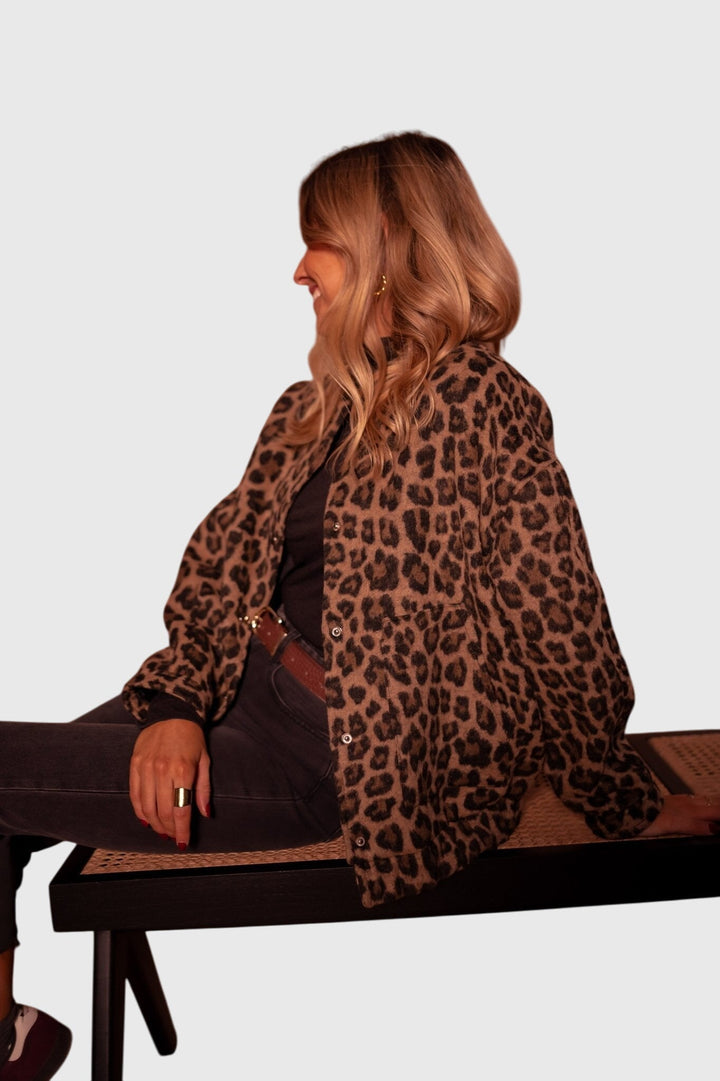 Elodie | Chic Veste à Imprimé Léopard