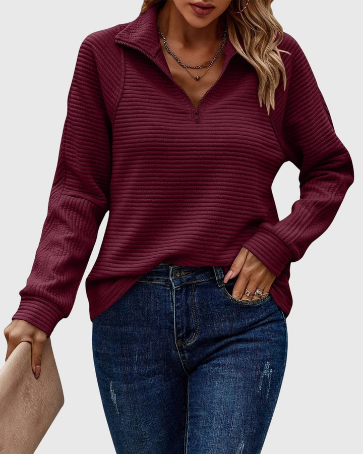 Abigail™ | Pull Chic avec Zip