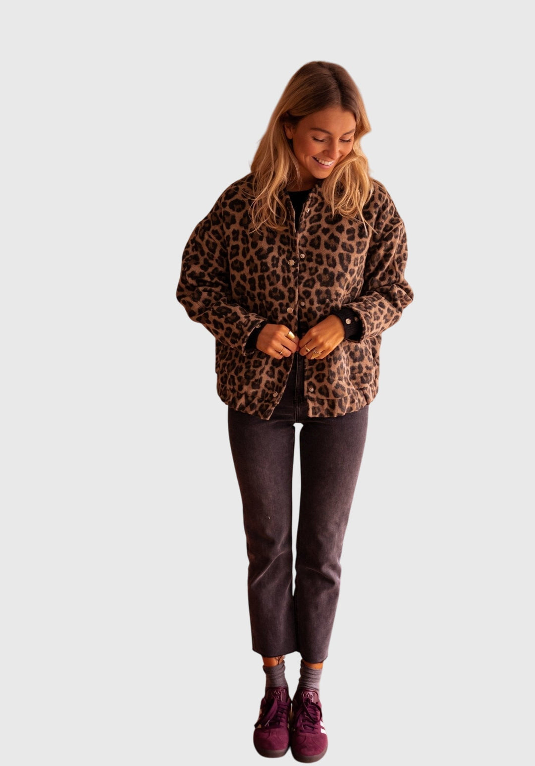 Elodie | Chic Veste à Imprimé Léopard