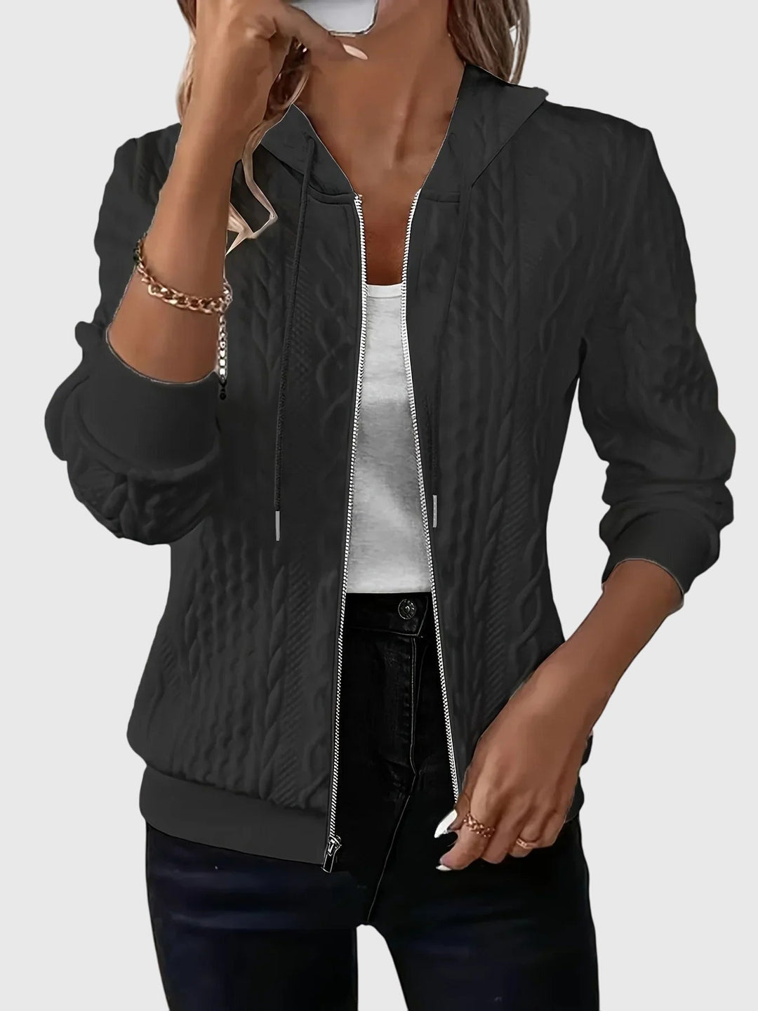 Lena™ - Sweat à capuche zippé