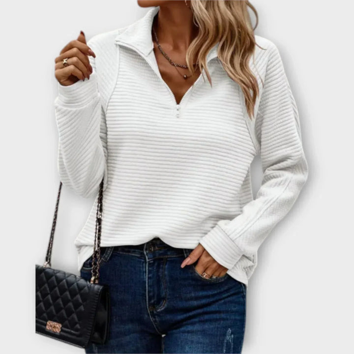 Teresa | Sweat à demi-zip ultra confortable