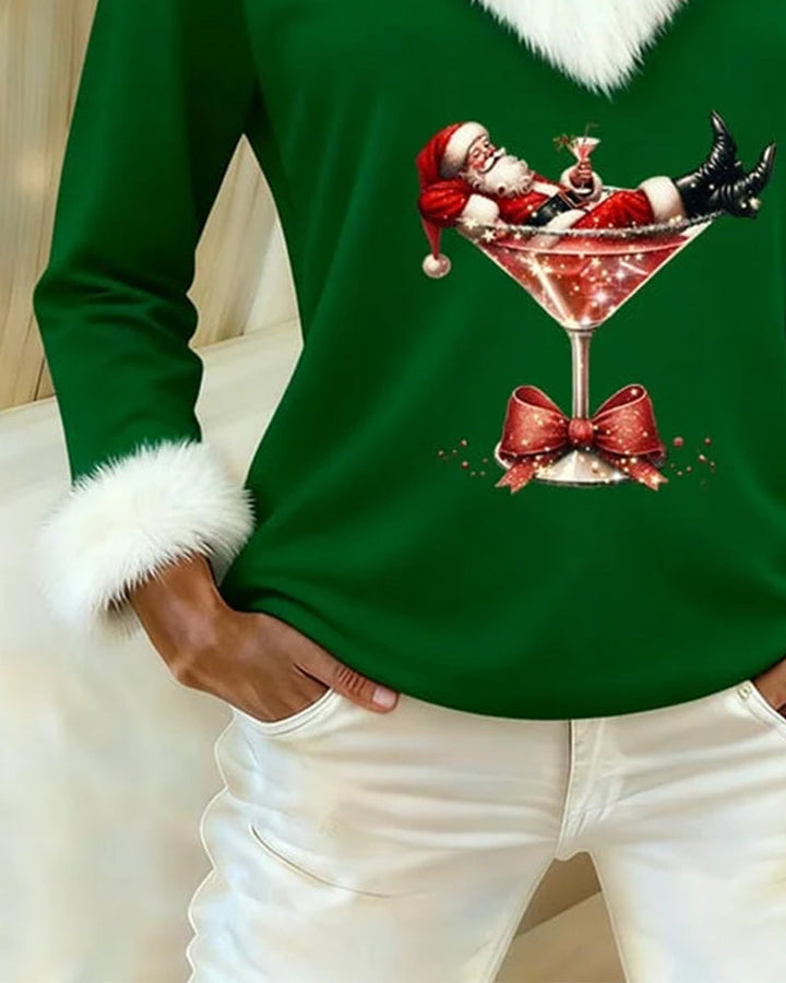 Zina | Luxe Santa Plush Top