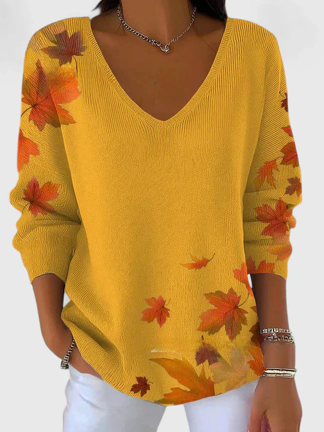 Sera™ | Élégant Pull à Col V