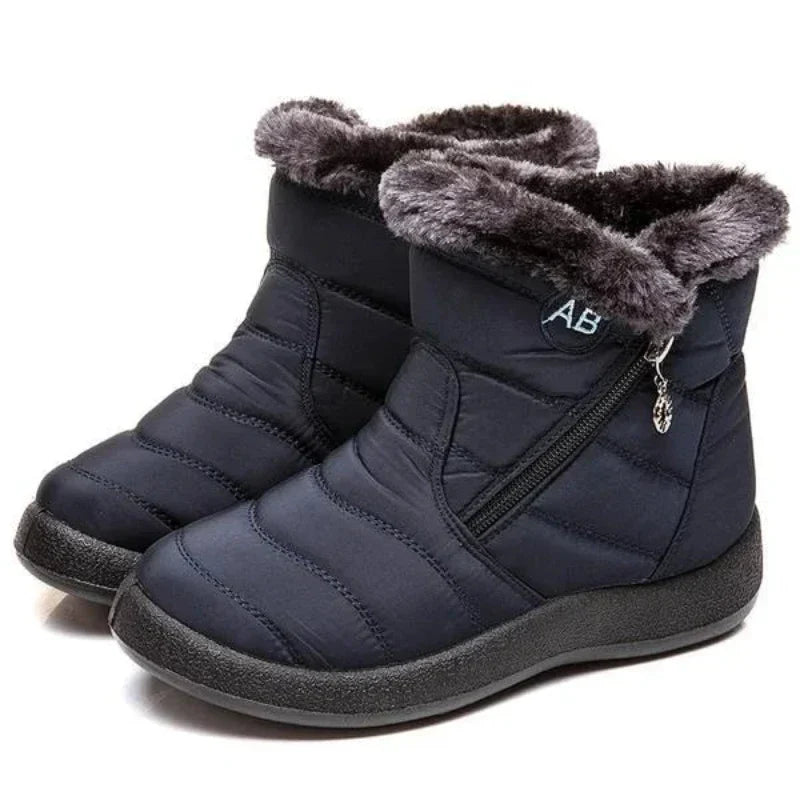 Bottes hautes, doublées et imperméables pour l'hiver