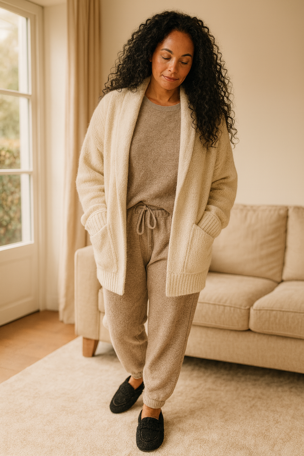USHA™ | Mocassins en laine de luxe