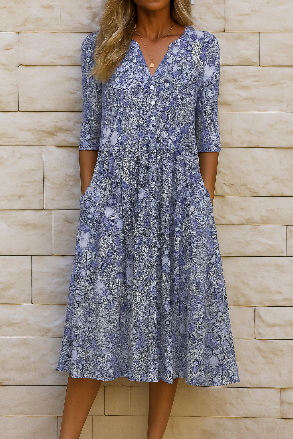 Harlow | Robe Élégante avec Décolleté en V