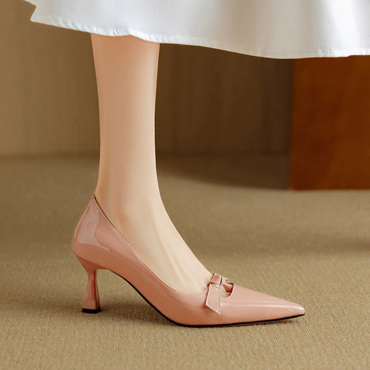Escarpins Élégants en Cuir Véritable Elayna