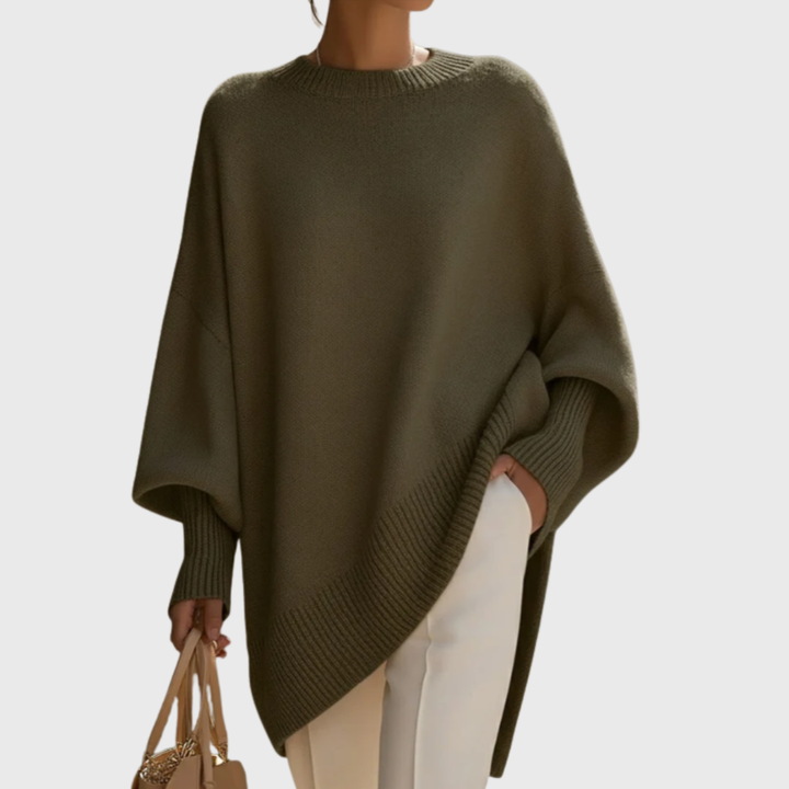 Livia I Oversized Poncho Sweater