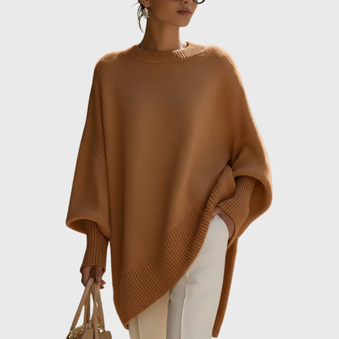 Livia I Oversized Poncho Sweater