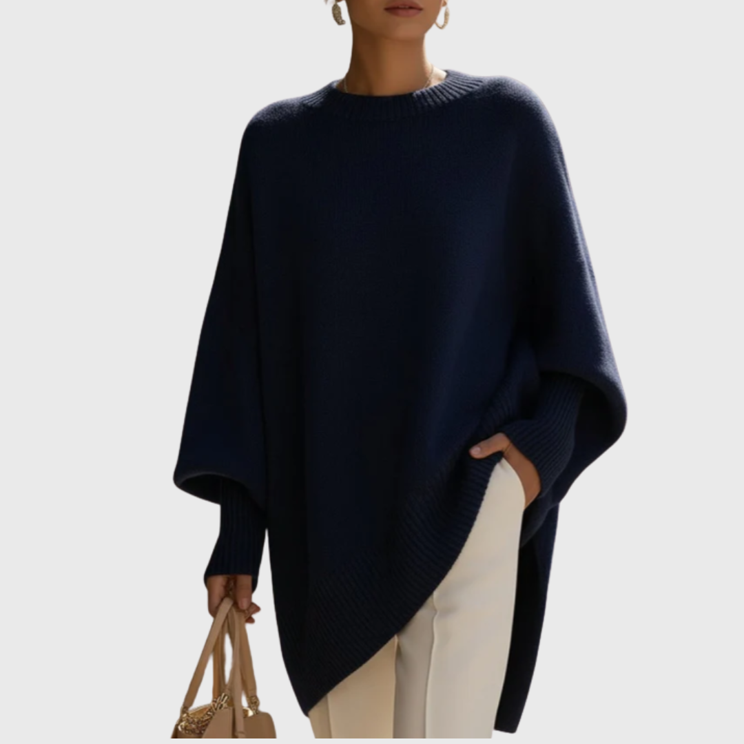 Livia I Oversized Poncho Sweater