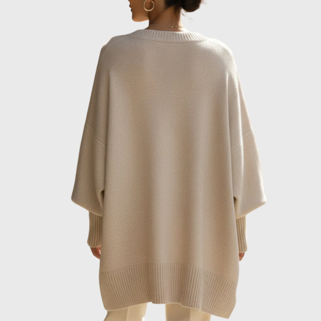 Livia I Oversized Poncho Sweater