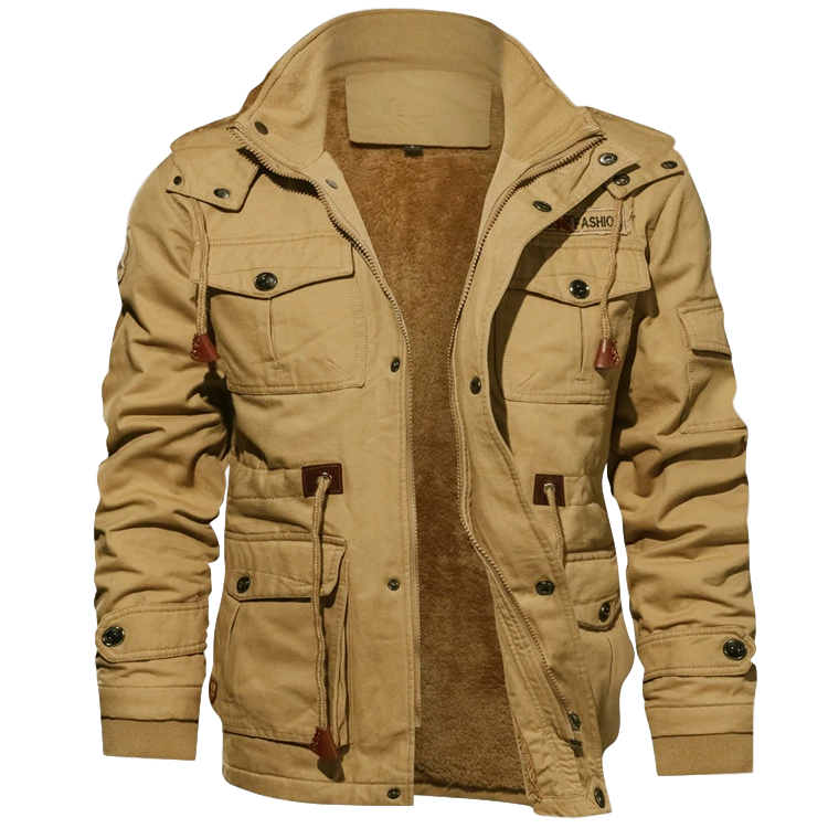 Hugo™ | Veste Hiver Homme Sherpa Douce avec Capuche Amovible