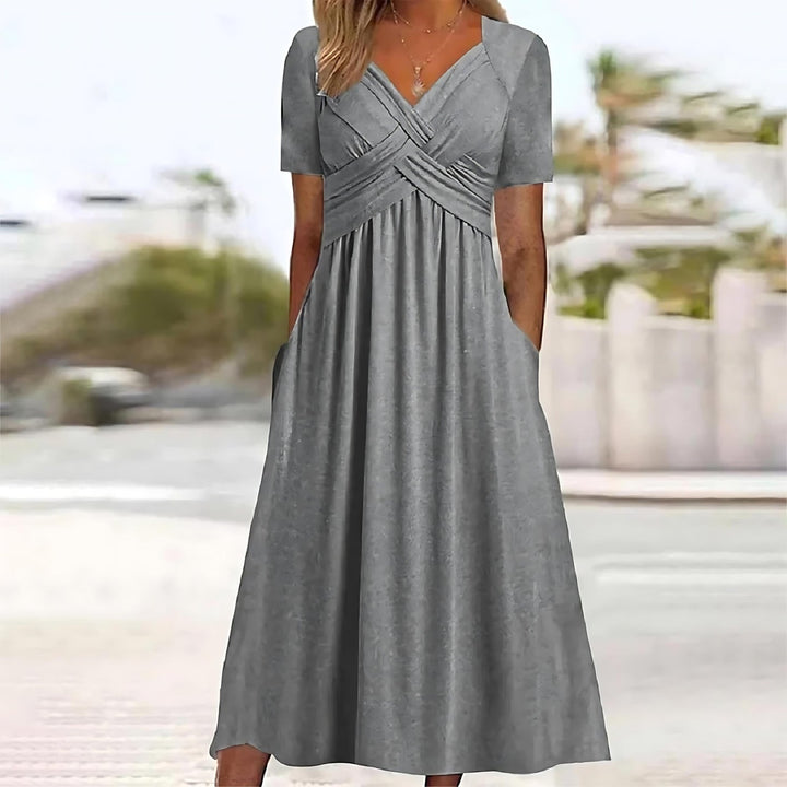 ISADORA | ROBE MIDI ÉLÉGANTE COUPE A