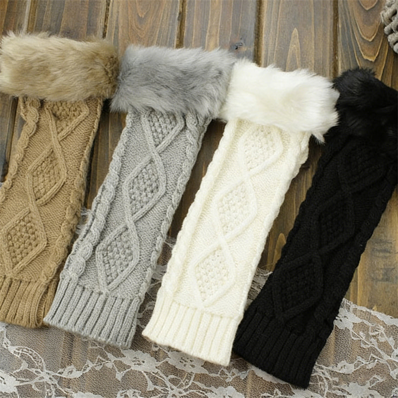 Gants Chauds De Couleur Unie