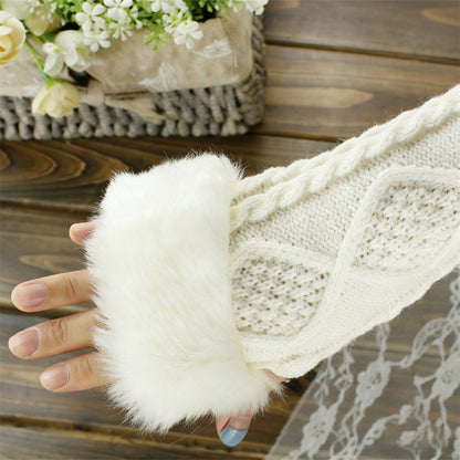 Gants Chauds De Couleur Unie