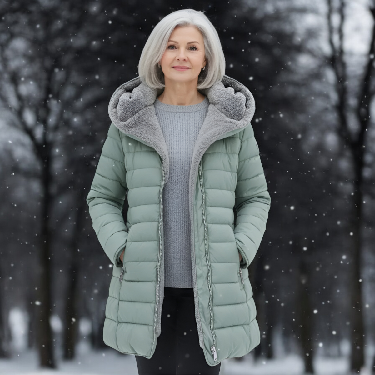 OLIVIA™ | Manteau d’Hiver Matelassé