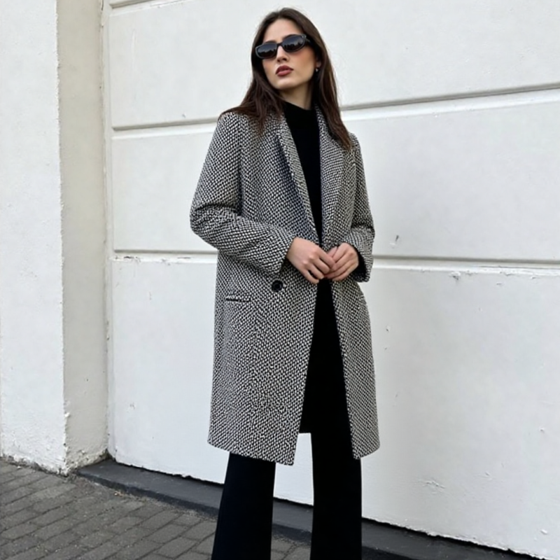 Rianne - Manteau long en laine