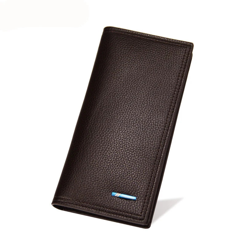New Men's Wallet Long Fashion Men's Magnetic Buckle Plus Envelope Large-capacity Multi-card Pocket Wallet Multi-card Wallet