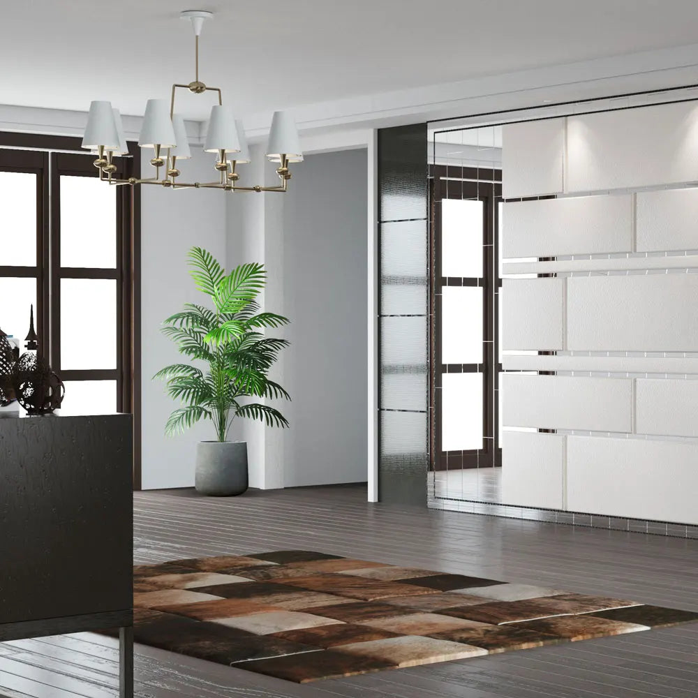 90-120 cm Grote Kunstmatige Palmboom Tropische Nep Planten Groene Plastic Palmbladeren Grote Monstera Boomtak voor Huis Tuin Decor