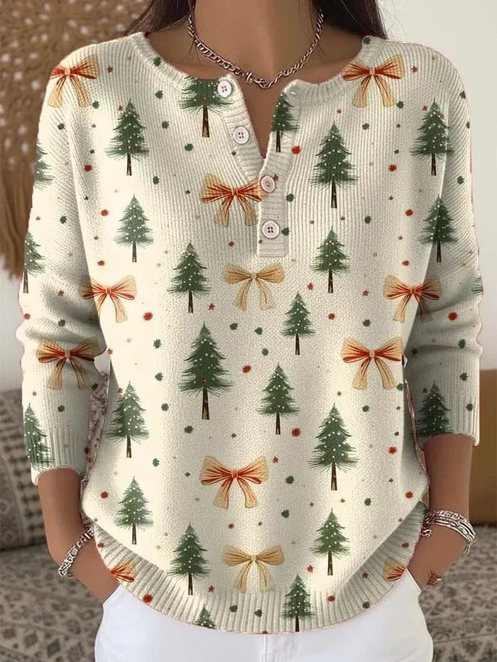 Elora Pine | Christmas Pull Henley