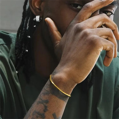 Hip Hop Stainless Steel Snake Bone Chain Bracelet Men Jewelry Trend Basic Chain Bracelet For Women Fashion Party Bracelet