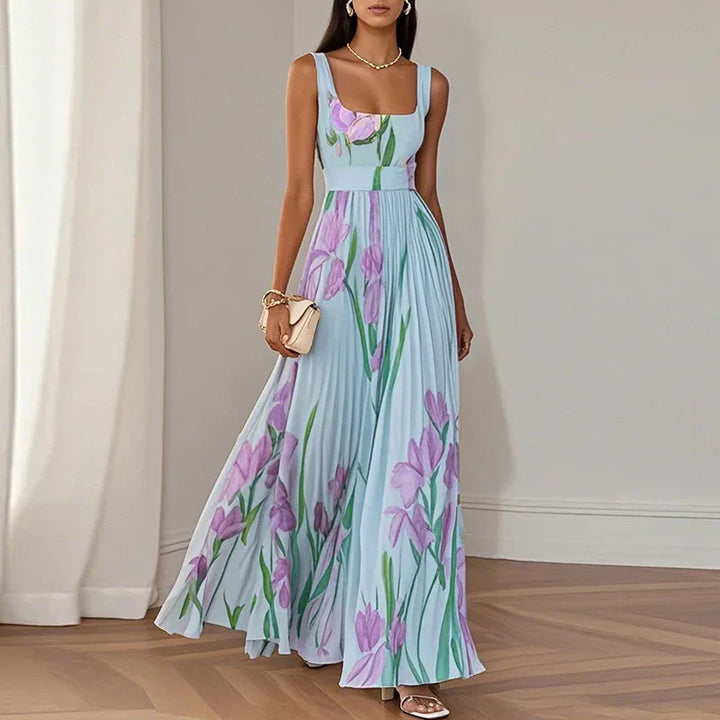 Oriah™ | Robe longue trapèze à fleurs