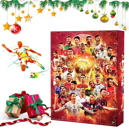 Soccer Star Countdown Advent Calendar Football Set 24 Day Advent Calendar Football Party Birthday Gifts Sports Christmas gifts