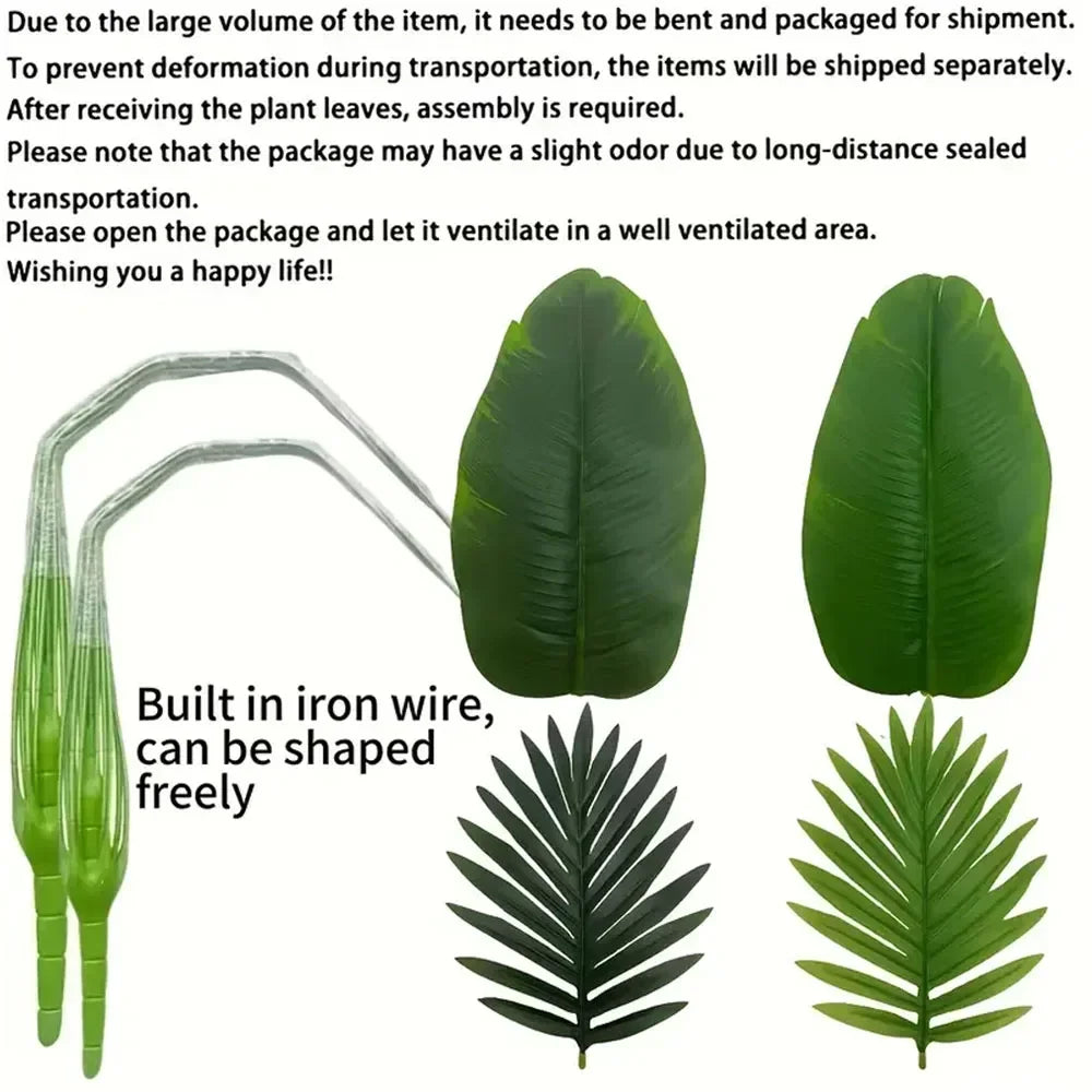 Artificial Fiddle Leaf Fig Tree Realistic Plastic Green Plant for Home Office Wedding Christmas Without Flower pots