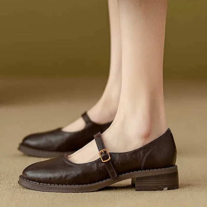 Classiques Confort en Cuir Mary Janes
