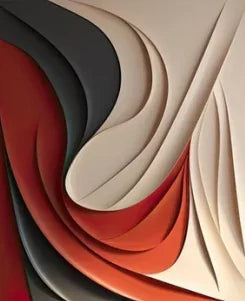 Minimalist Irregular White Wave Style Modern Wall Art 3d Textured Visual Abstract Posters Print Canvas Painting For Home Deco