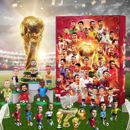 Soccer Star Countdown Advent Calendar Football Set 24 Day Advent Calendar Football Party Birthday Gifts Sports Christmas gifts