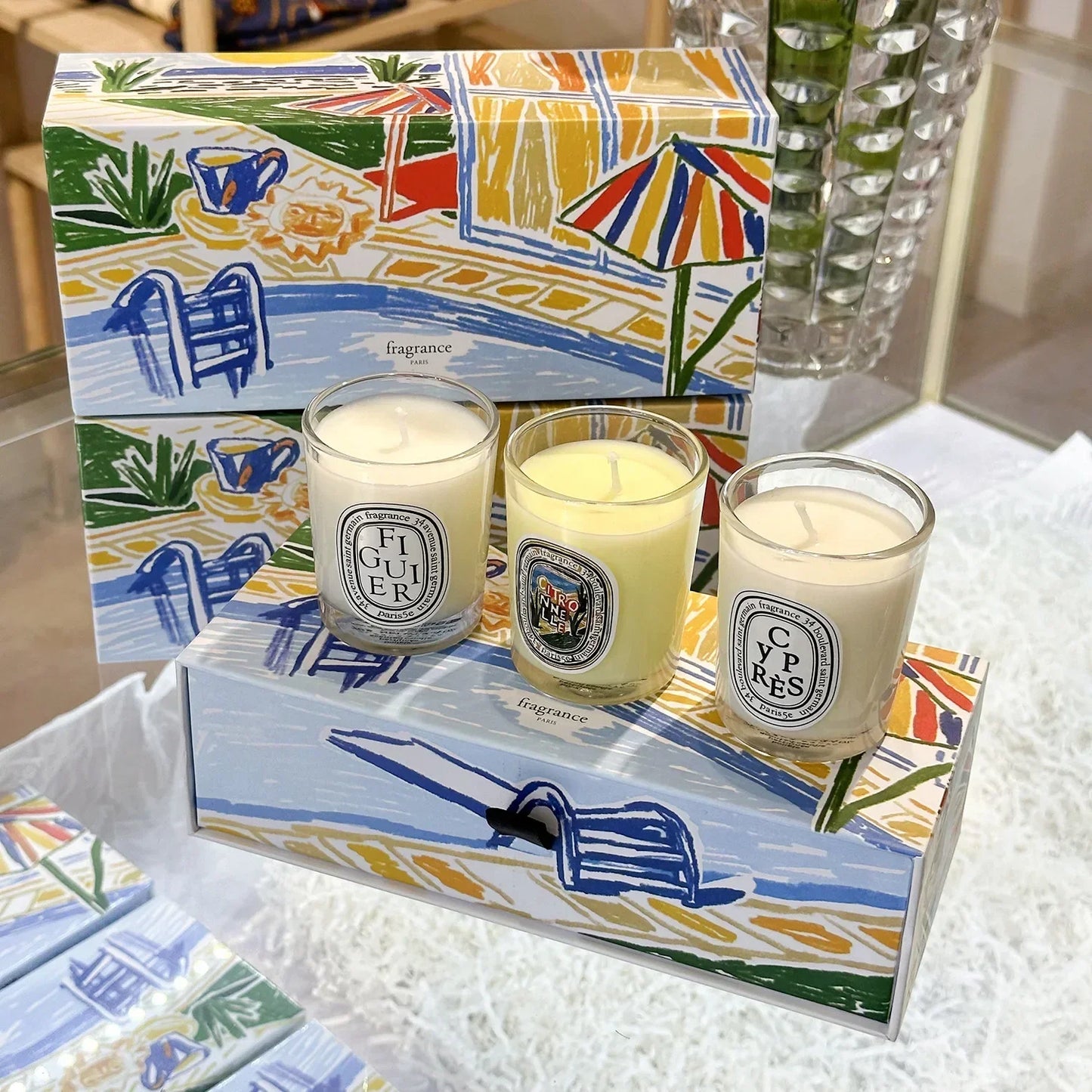 Aromatherapy Candle Natural Plant Scented Candles French Fragrance Fresh And Elegant Lasting Air Companion Aroma Gift