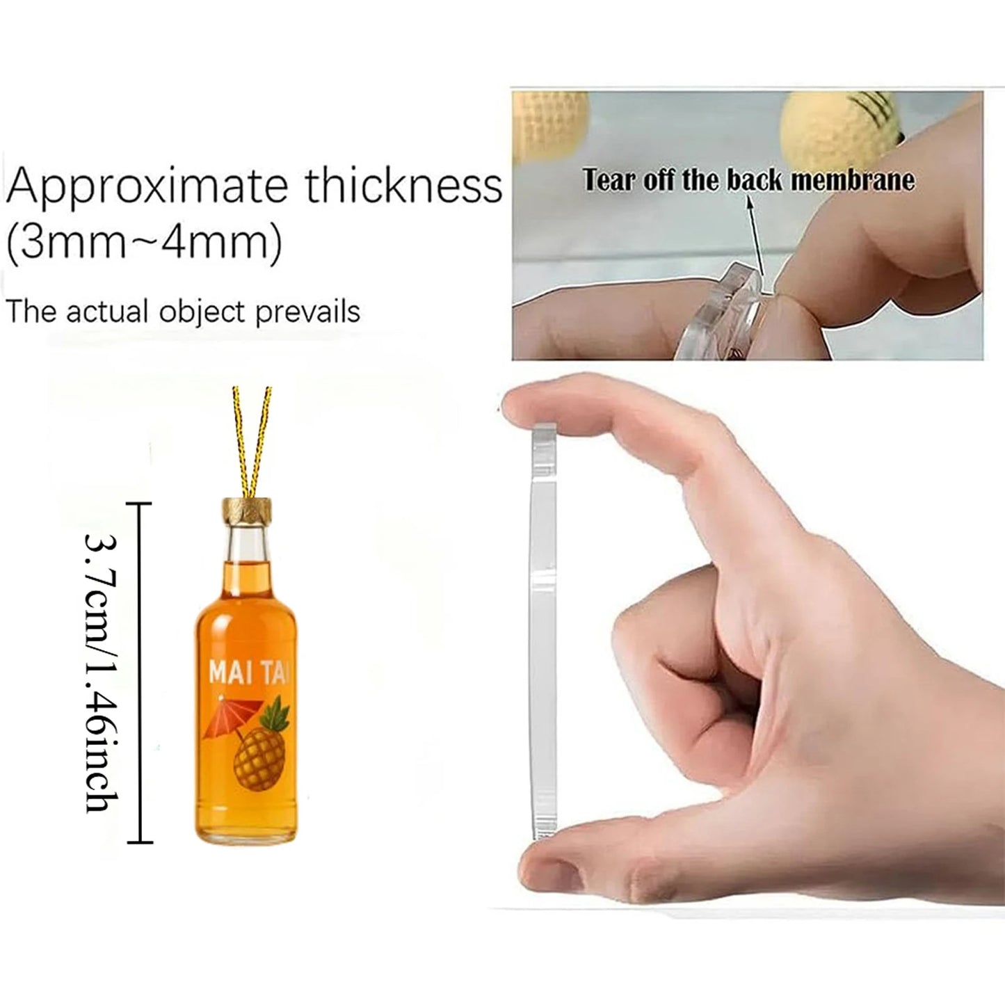 Cocktail Christmas Advent Calendar 2025 Xmas Gifts with 2D Flat Cocktail Ornaments Christmas Countdown Calendar Home Decoration