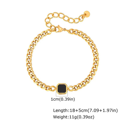 Trendy herenarmband, roestvrijstalen Cubaanse kettingpolsband, sieradencadeau voor man BBF Son