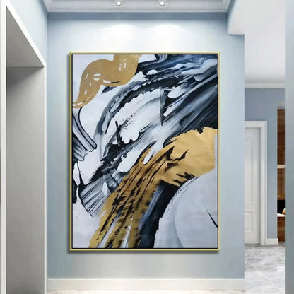 Colorful Oil Painting Hand Painted On Canvas Textured Landscape Large Painting Modern Handmade Living Room Wall Art Decor Pos