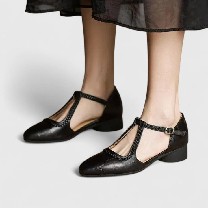 Delphine | Sandales Plates Élégantes