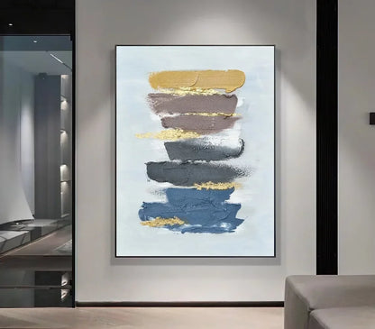 Colorful Oil Painting Hand Painted On Canvas Textured Landscape Large Painting Modern Handmade Living Room Wall Art Decor Pos