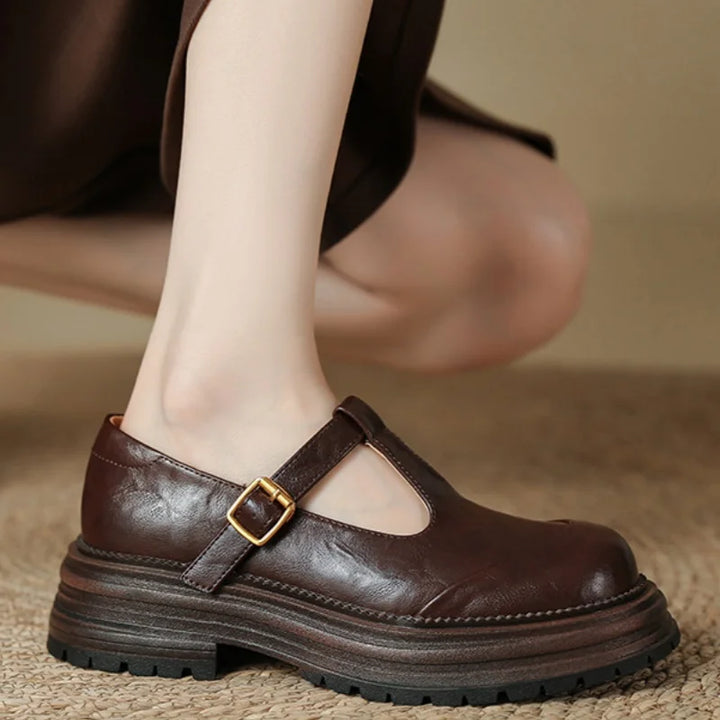 Farisse T-Bar Mary Jane Shoes