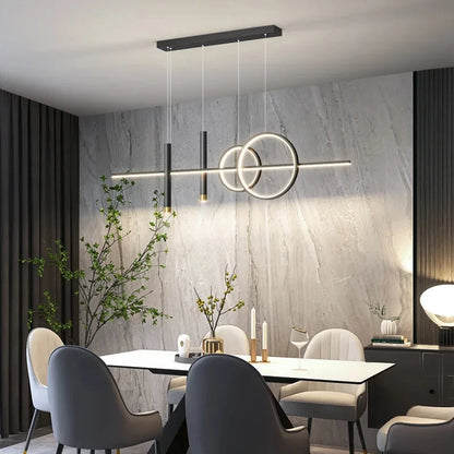 Nordic Restaurant Hanglampen LED Eettafel Keuken Kroonluchter Modern Minimalistisch Hotel Bar Cafe Glans Home Indoor Lampen