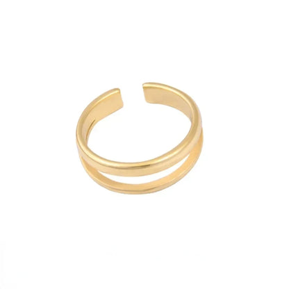 Celeste Glow – Bague statement ajustable en or