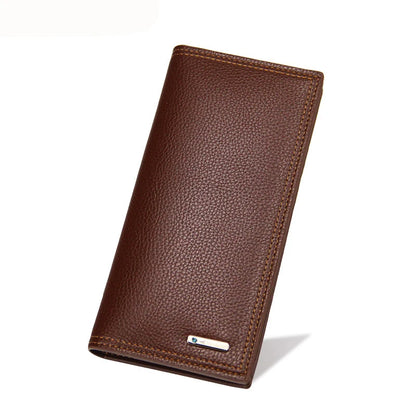 New Men's Wallet Long Fashion Men's Magnetic Buckle Plus Envelope Large-capacity Multi-card Pocket Wallet Multi-card Wallet